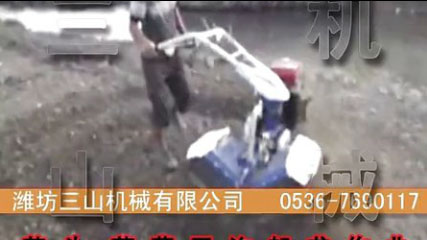 芋頭、草莓開溝起壟作業(yè) 